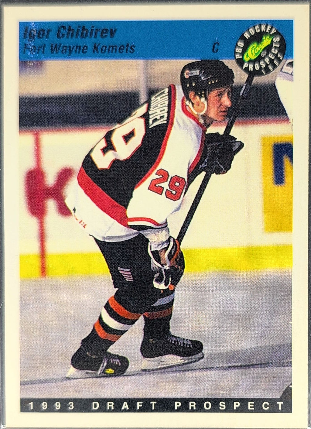 1993 Classic Pro Prospects Igor Chibirev #98 Fort Wayne Komets front