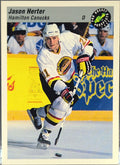 1993 Classic Pro Prospects Jason Herter #58 Hamilton Canucks front
