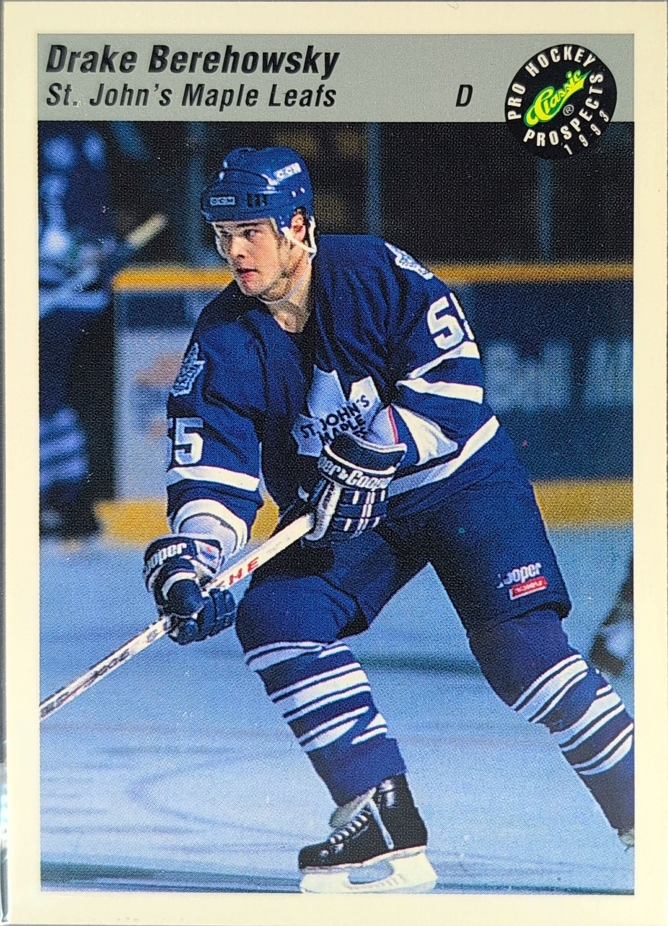 1993 Classic Pro Prospects Drake Berehowsky #59 St. John's Maple Leafs front