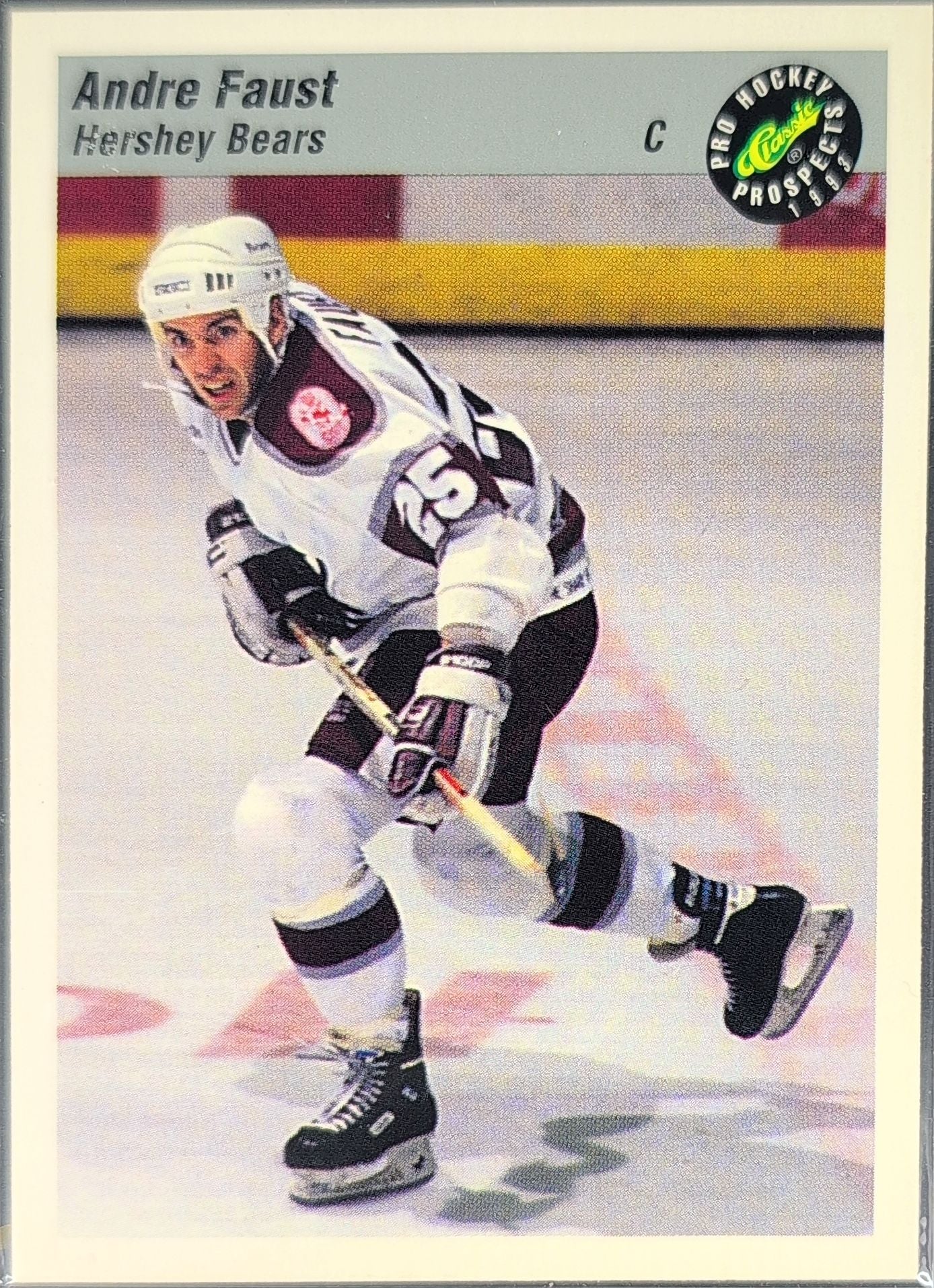 1993 Classic Pro Prospects Andre Faust #47 Hershey Bears front