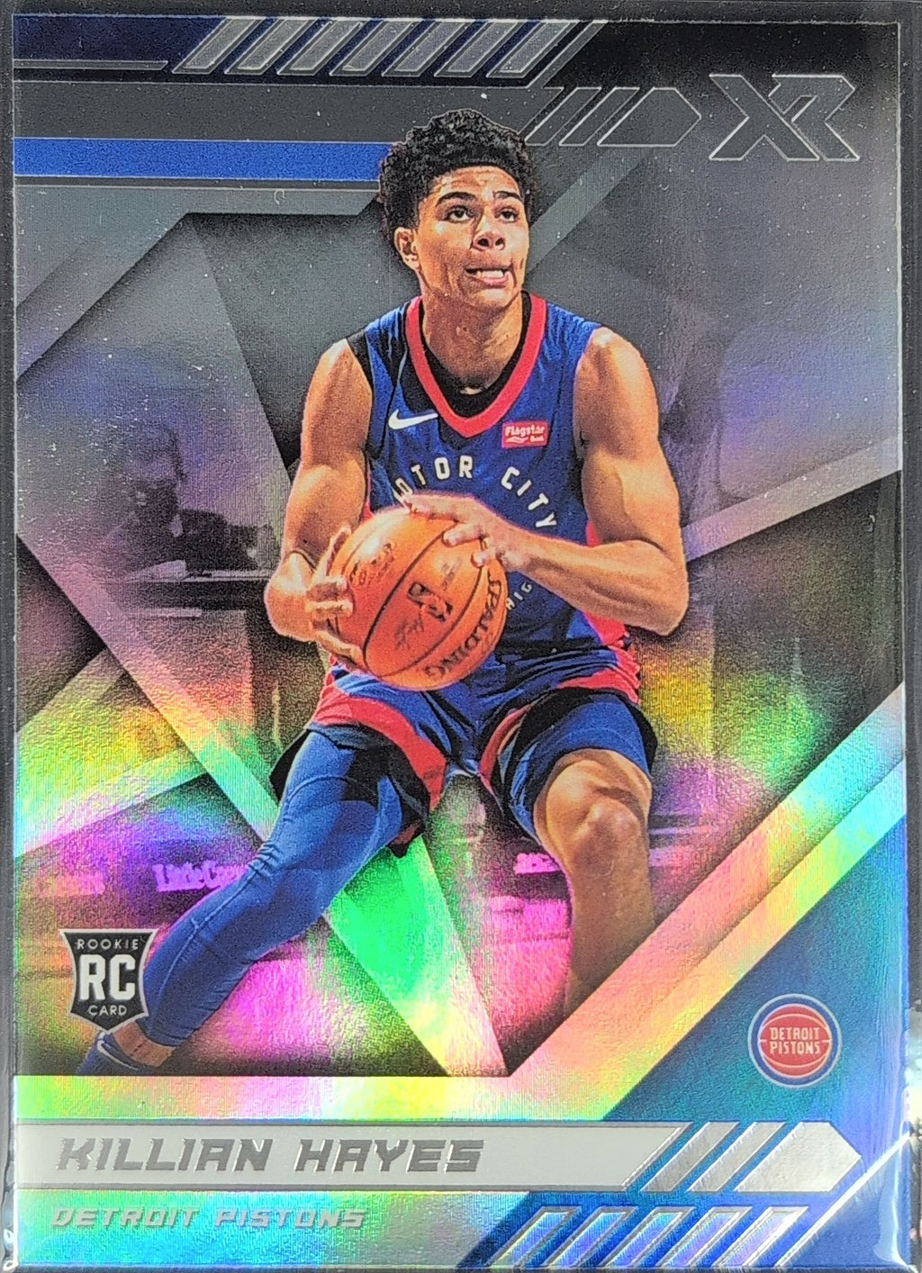 2020-21 Panini Chronicles Killian Hayes #276 Teal RC Detroit Pistons front
