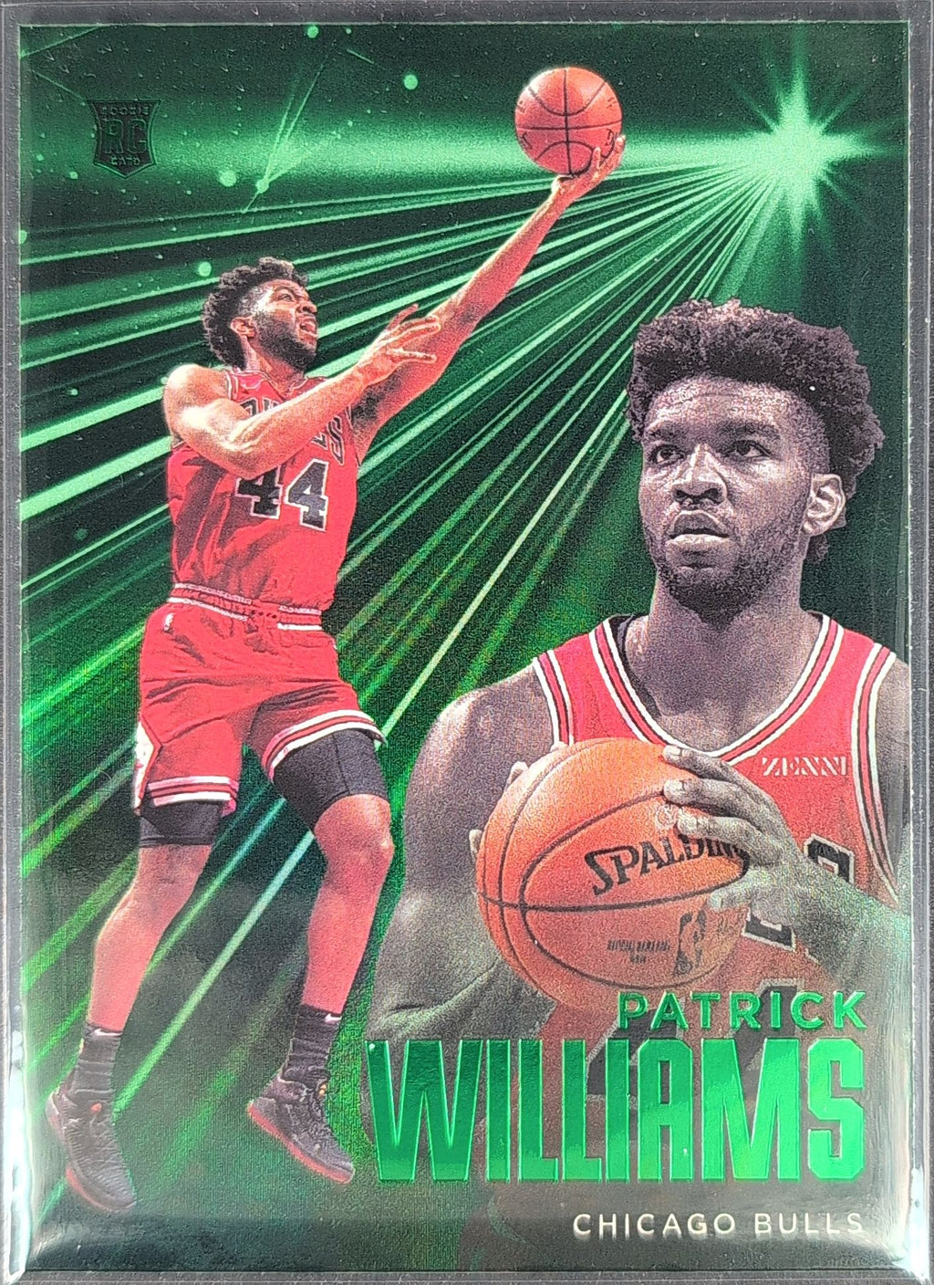2020-21 Panini Chronicles Patrick Williams #209 Green RC Chicago Bulls front