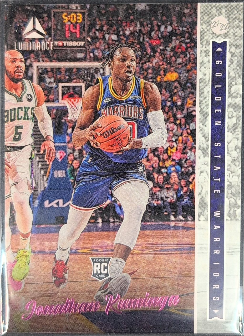 2021-22 Panini Chronicles Jonathan Kuminga #246 Golden State Warriors front