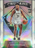 2021-22 Panini Chronicles Cameron Thomas #618 Silver Brooklyn Nets front