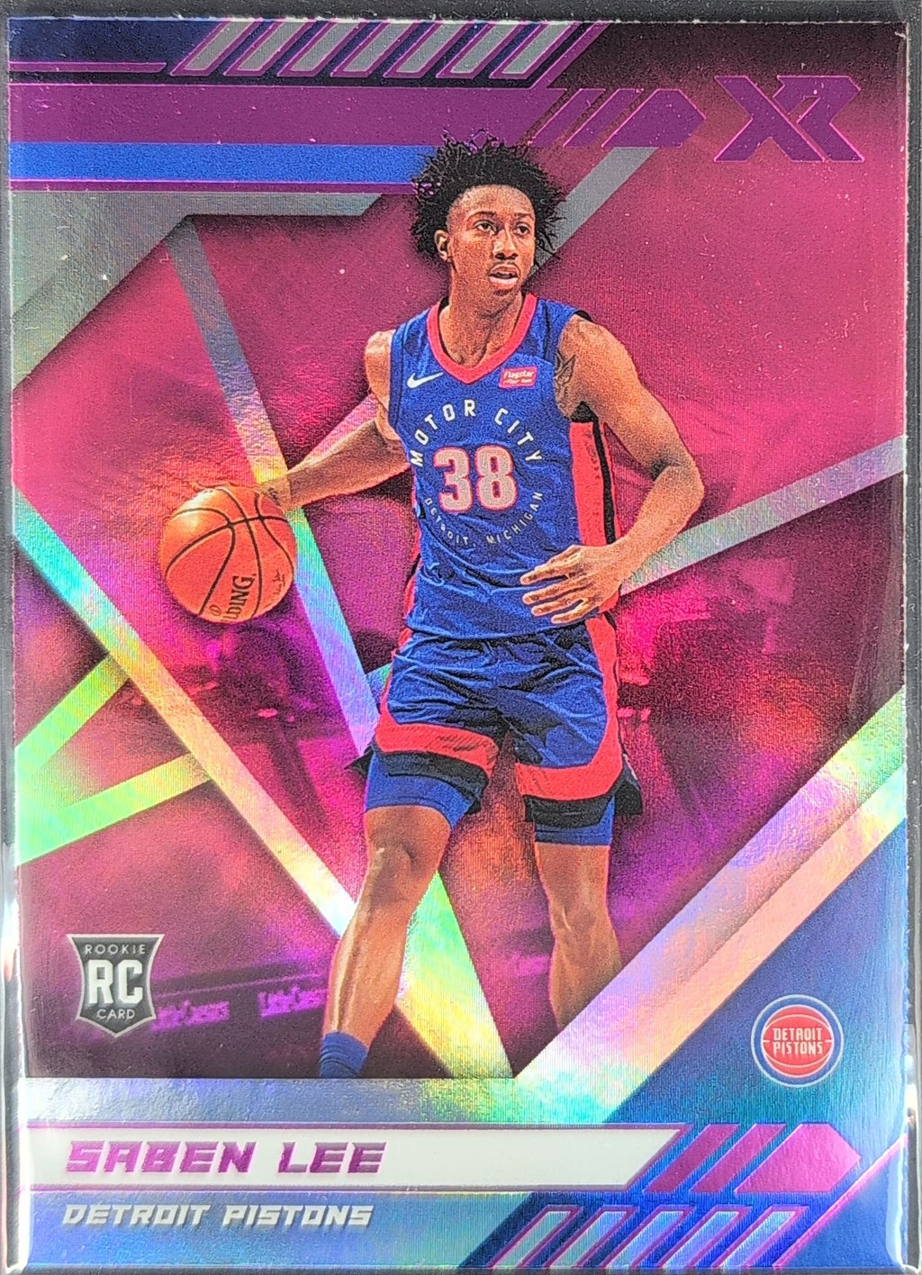 2020-21 Panini Chronicles Saben Lee #281 Bronze RC Detroit Pistons front