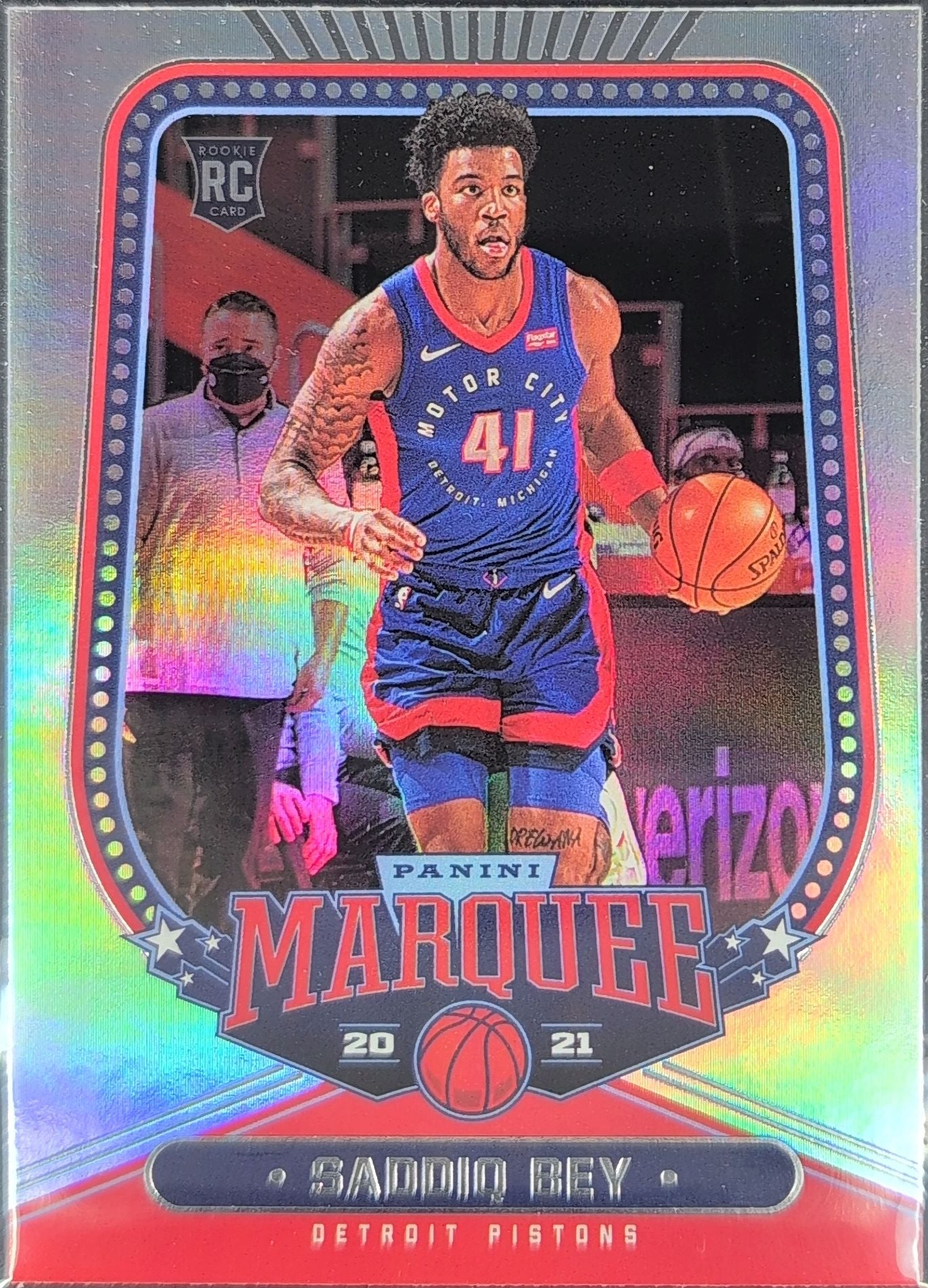 2020-21 Panini Chronicles Saddiq Bey #248 RC Detroit Pistons front