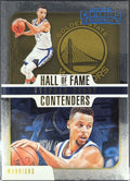 Stephen Curry 2018-19 Panini Contenders #13 Hall of Fame Contenders Golden State Warriors - front image