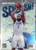 Kawhi Leonard 2021-22 Donruss Optic #15 Splash! Los Angeles Clippers - front image