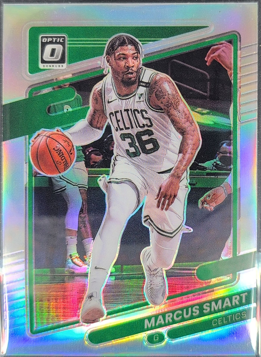 2021-22 Donruss Optic Marcus Smart #66 Holo Boston Celtics front