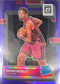 2022-23 Donruss Optic Isaiah Mobley #237 Purple Cleveland Cavaliers front
