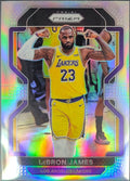 2021-22 Panini Prizm LeBron James #91 Silver Los Angeles Lakers front