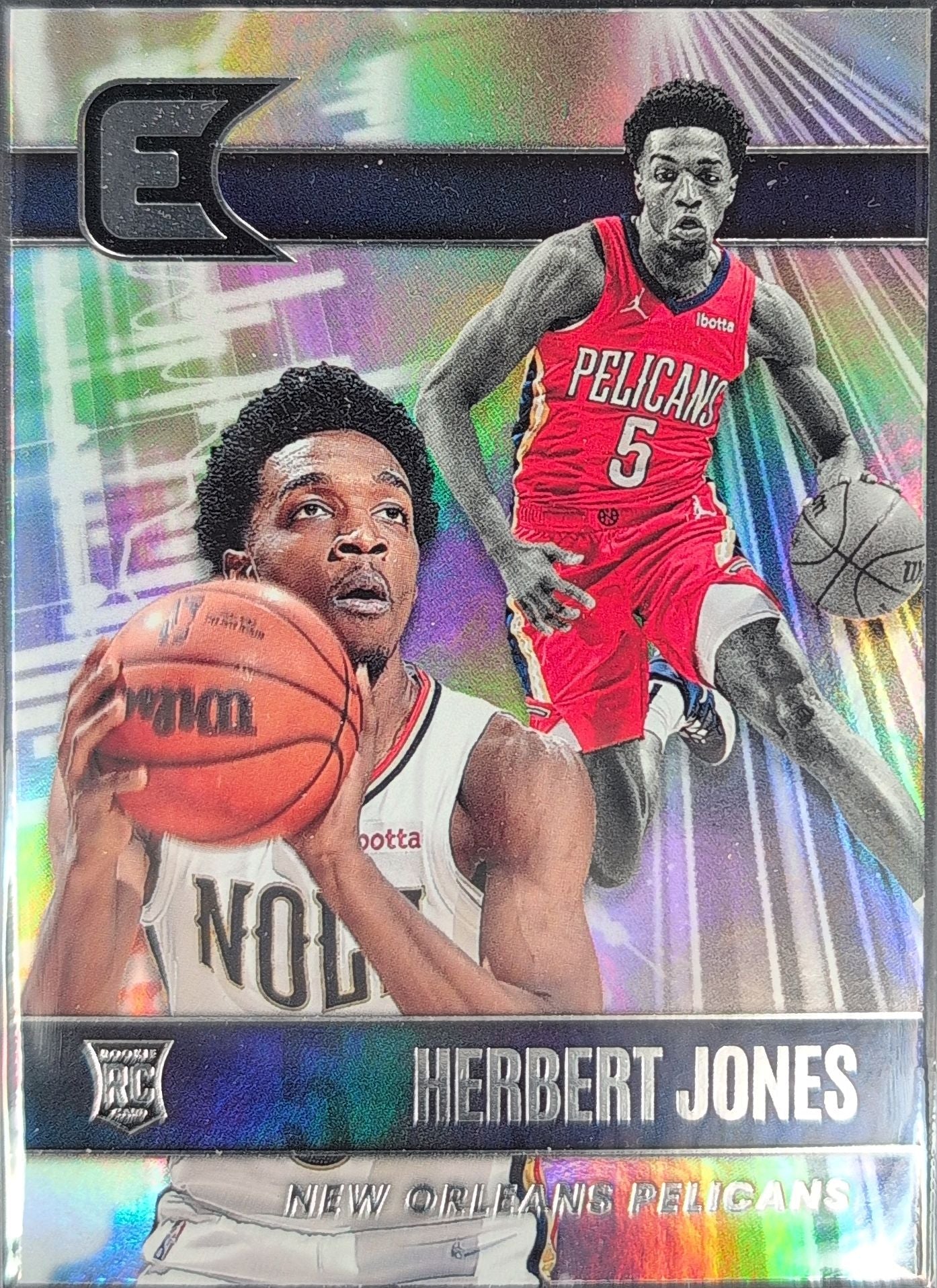 2021-22 Panini Chronicles Herbert Jones #320 Silver New Orleans Pelicans front