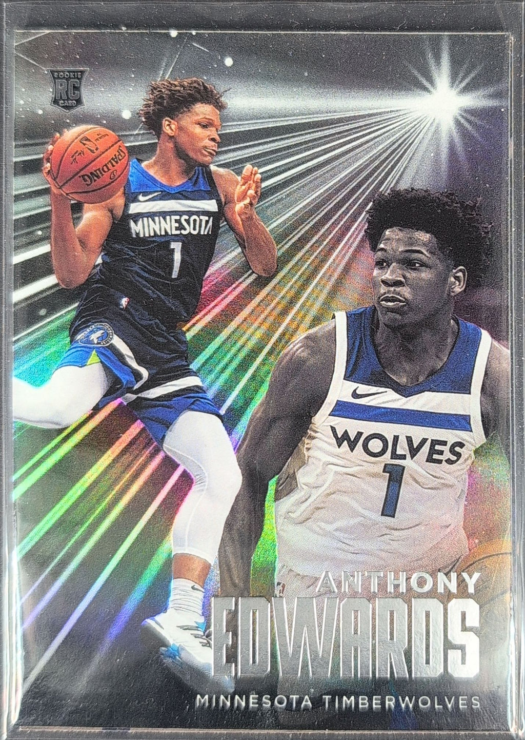 2020-21 Panini Chronicles Anthony Edwards #203 RC Minnesota Timberwolves front