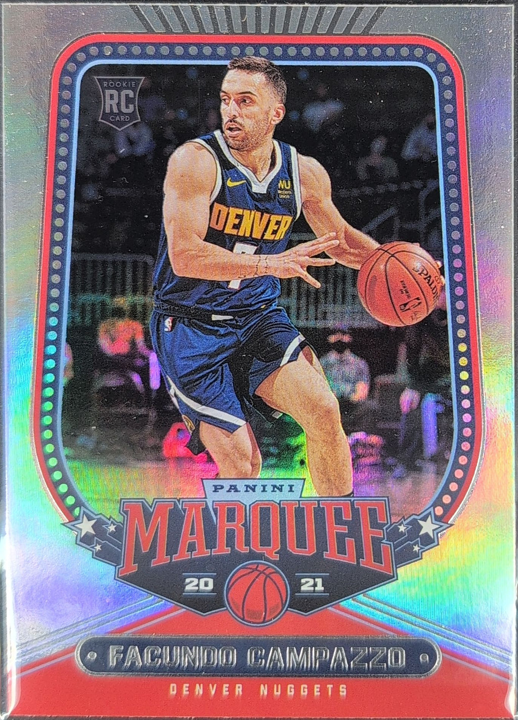 2020-21 Panini Chronicles Facundo Campazzo #240 Silver RC Denver Nuggets front
