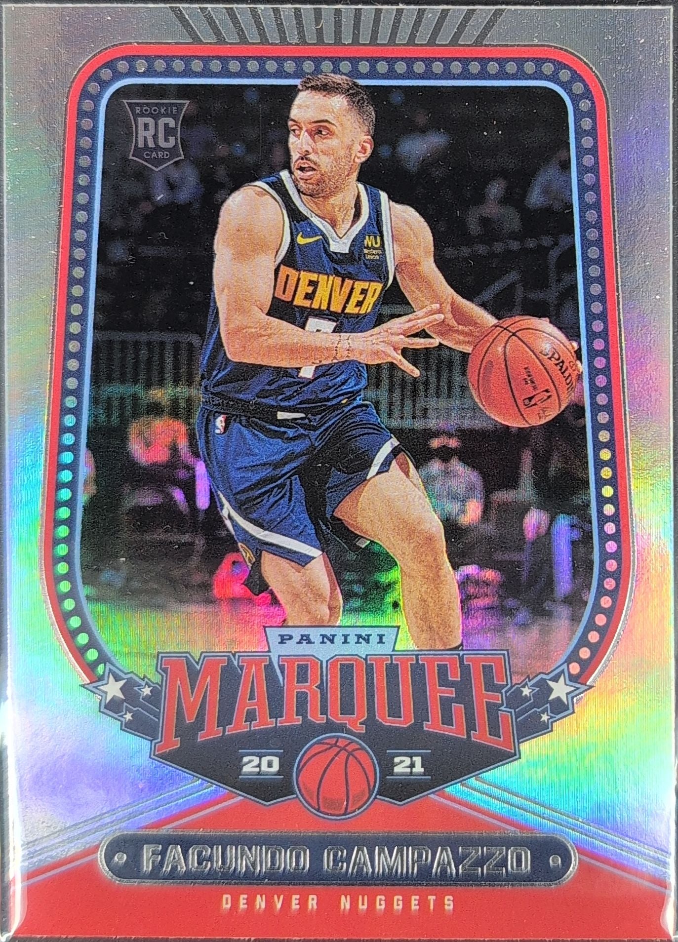 2020-21 Panini Chronicles Facundo Campazzo #240 Silver RC Denver Nuggets front