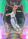 2021-22 Panini Select Russell Westbrook #189 Silver Prizms Los Angeles Lakers front