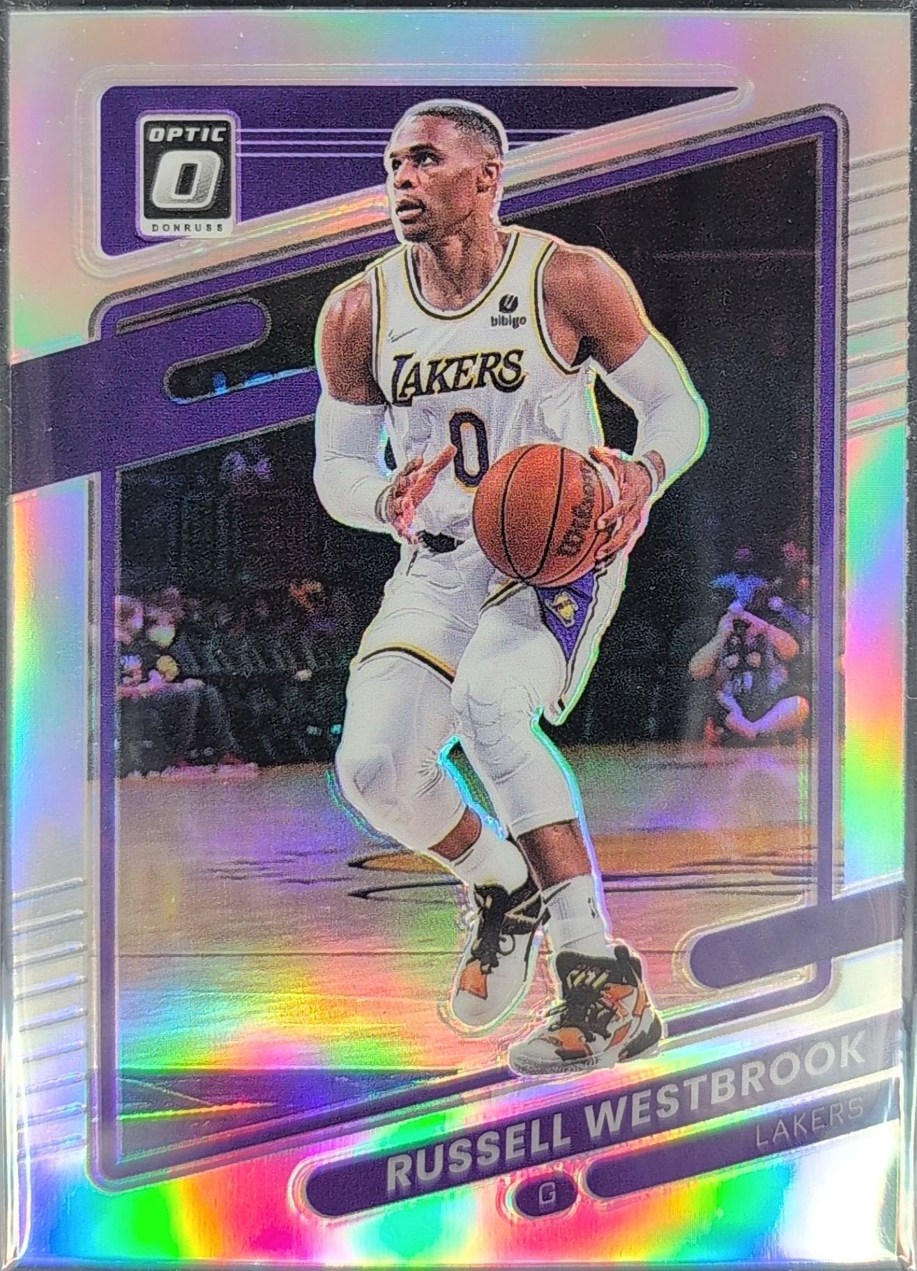 Russell Westbrook 2021-22 Donruss Optic #76 Premium Box Set Los Angeles Lakers - front image