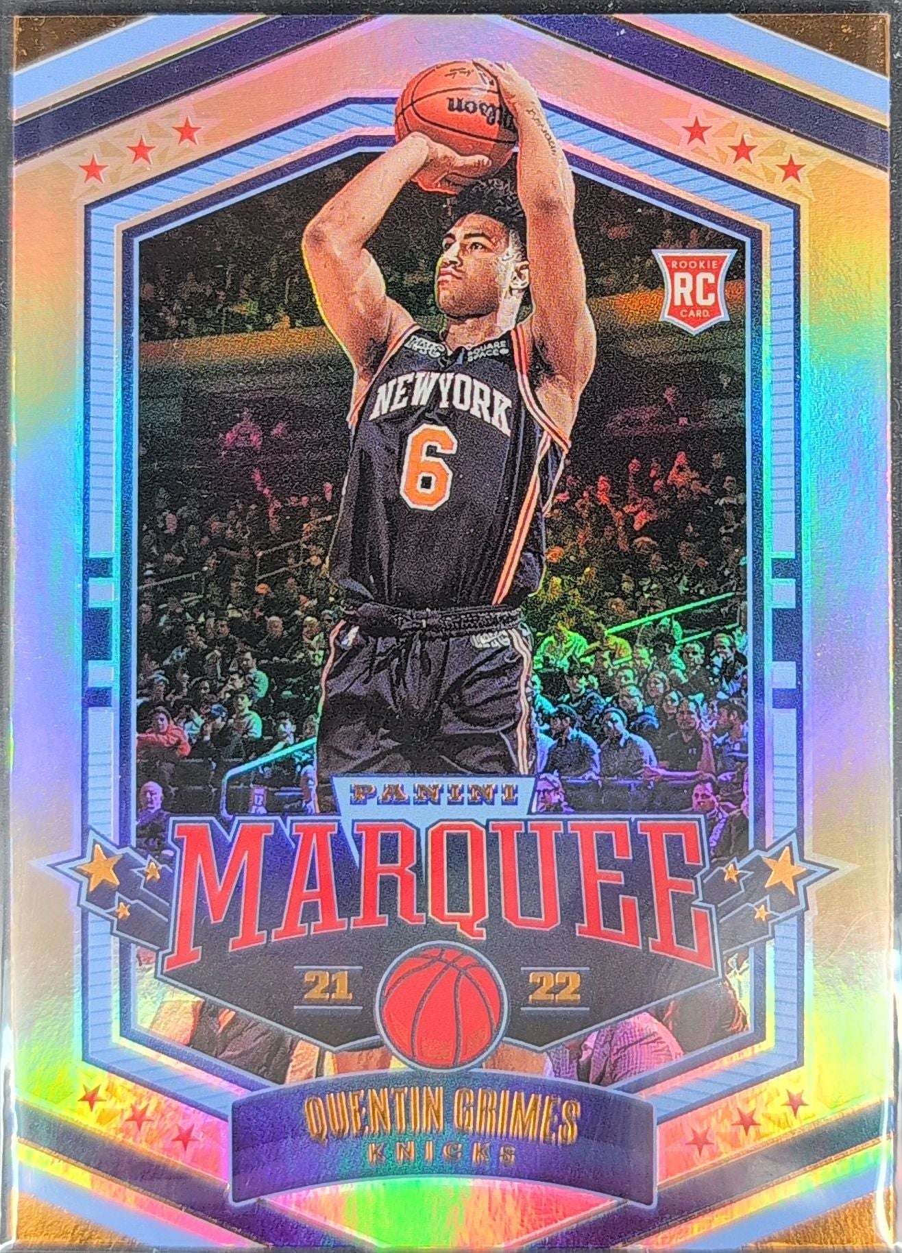 2021-22 Panini Chronicles Quentin Grimes #354 RC New York Knicks front
