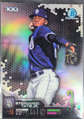 2019 Bowman Fernando Tatis Jr. #BTP-3 Bowman Scouts' Top 100 refractor San Diego Padres front
