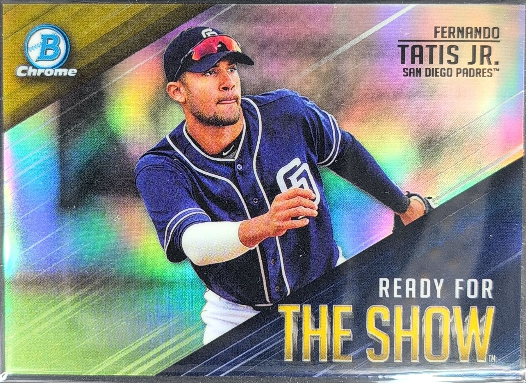 Fernando Tatis Jr. 2019 Bowman #RFTS-10 Ready for the Show Refractor San Diego Padres - front image