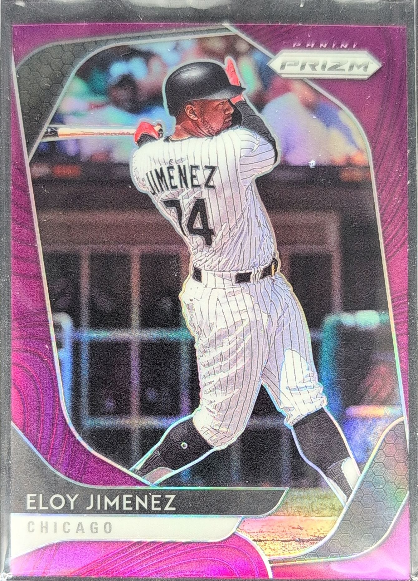 Eloy Jimenez 2020 Panini Prizm #160 Purple Prizm Chicago White Sox