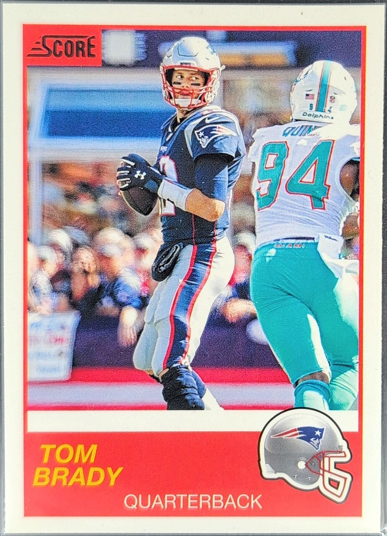 Tom Brady 2019 Score #142 New England Patriots - front image