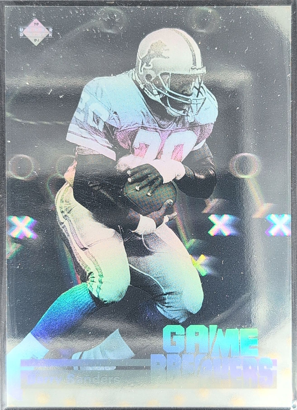 1991 Upper Deck Barry Sanders #GB1 Game Breakers Detroit Lions front