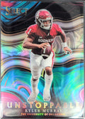 2022 Panini Select Draft Picks Kyler Murray #US-KM Unstoppable Silver Prizm Oklahoma Sooners front
