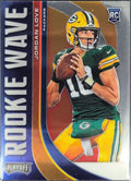Jordan Love 2020 Panini Playoff #RW-11 Rookie Wave Green Bay Packers - front image