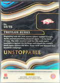 Treylon Burks 2022 Panini Select Draft Picks #US-TB Unstoppable Silver Prizm