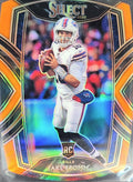 2020 Panini Select Jake Fromm #249 Orange Prizm Die Cut RC Buffalo Bills front