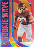 2020 Panini Playoff Chase Young #RW-2 Rookie Wave Silver Washington Redskins front
