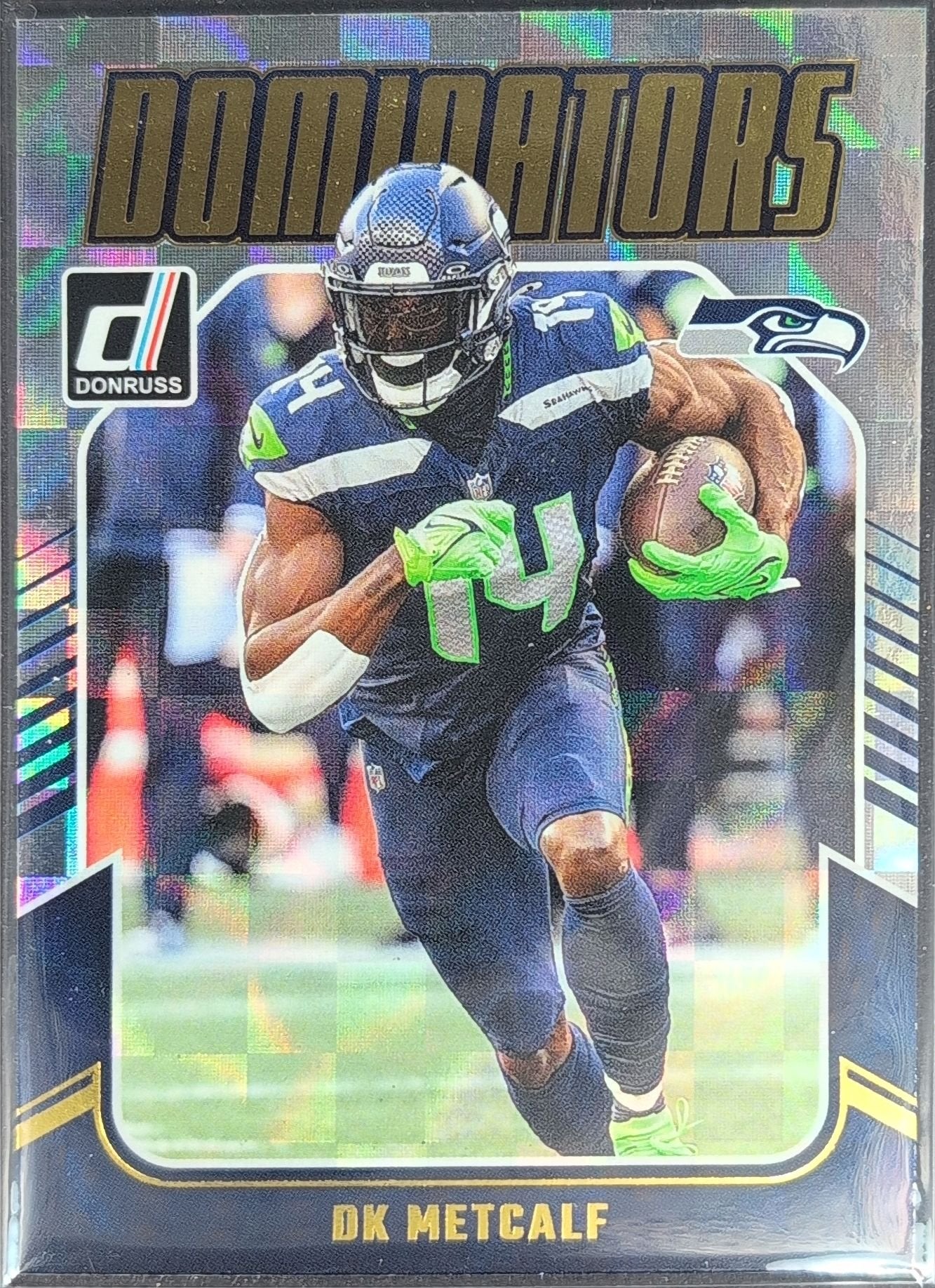D.K. Metcalf 2024 Donruss #32 Dominators Seattle Seahawks - front image