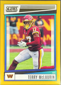 2022 Score Terry McLaurin #251 Scorecard Washington Commanders front