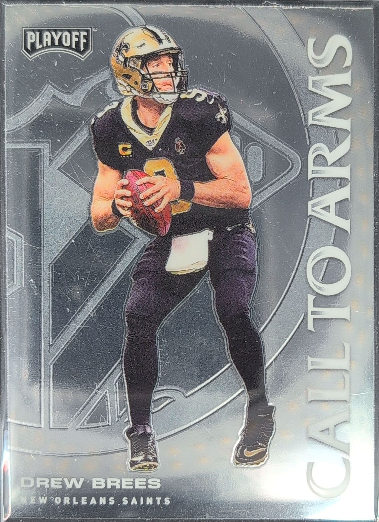 Drew Brees 2020 Panini Playoff #CA-8 Call to Arms New Orleans Saints - front image