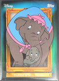 2026 Topps Disney Neon Dumbo / Mrs. Jumbo #FF-25 Family First front
