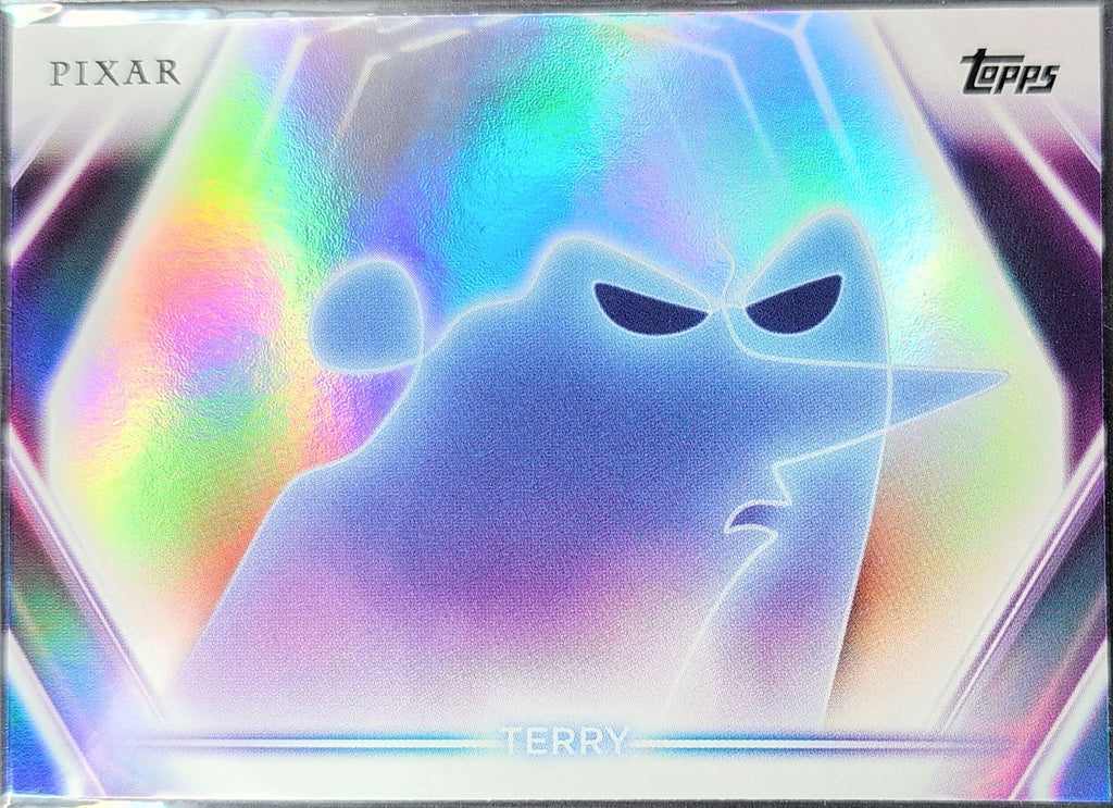 2026 Topps Disney Neon Terry #47 Pink/Green/Blue front