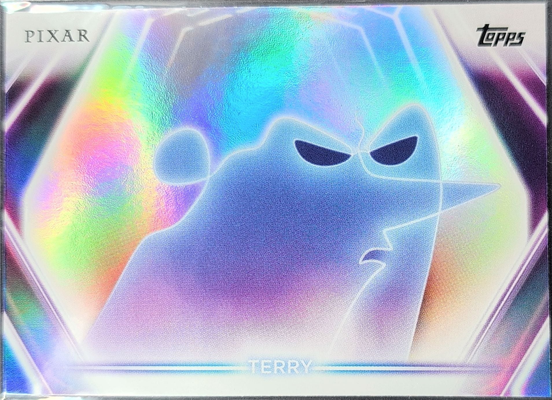 2026 Topps Disney Neon Terry #47 Pink/Green/Blue front