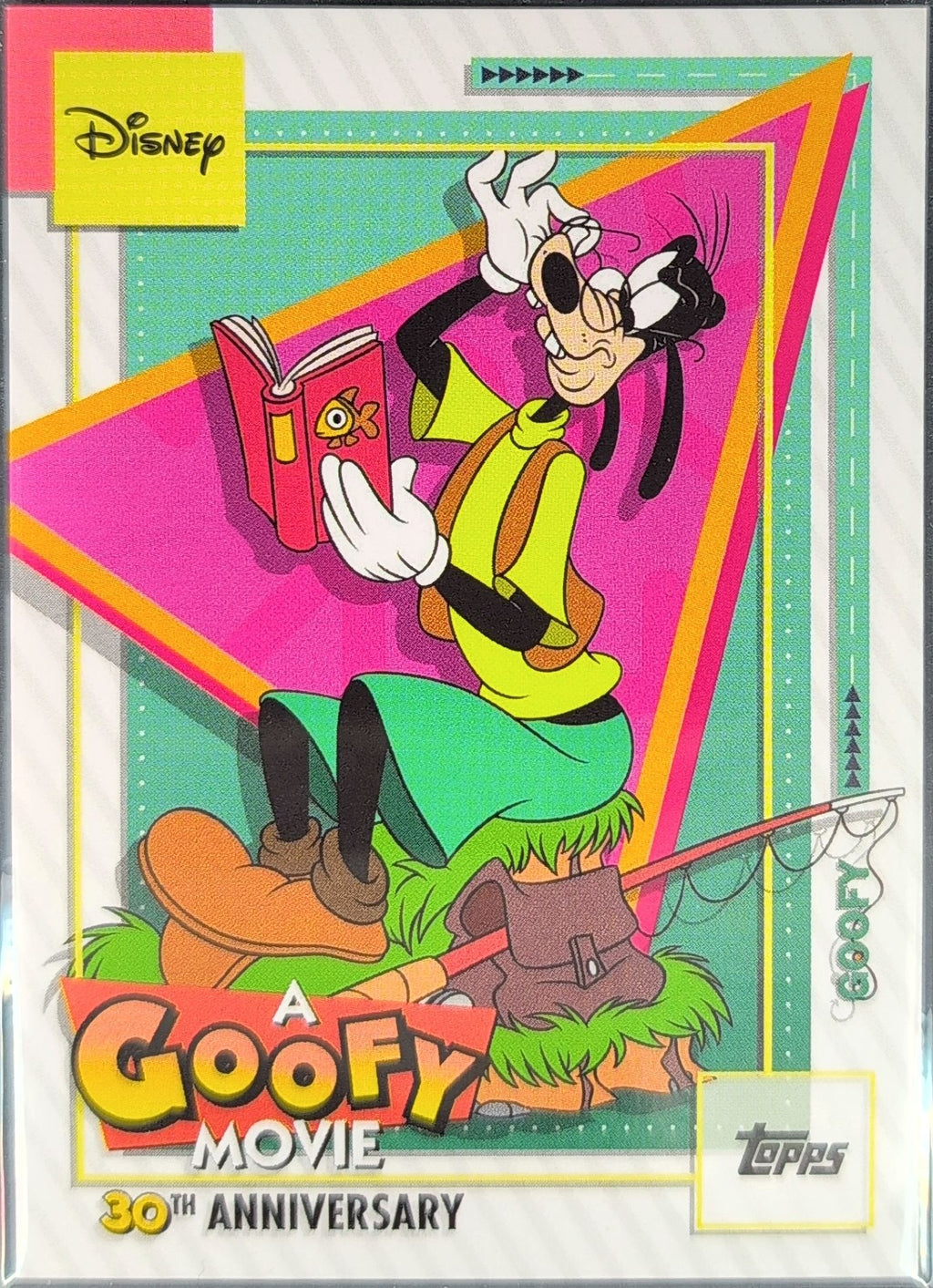 2026 Topps Disney Neon Goofy #AGM-11 A Goofy Movie front