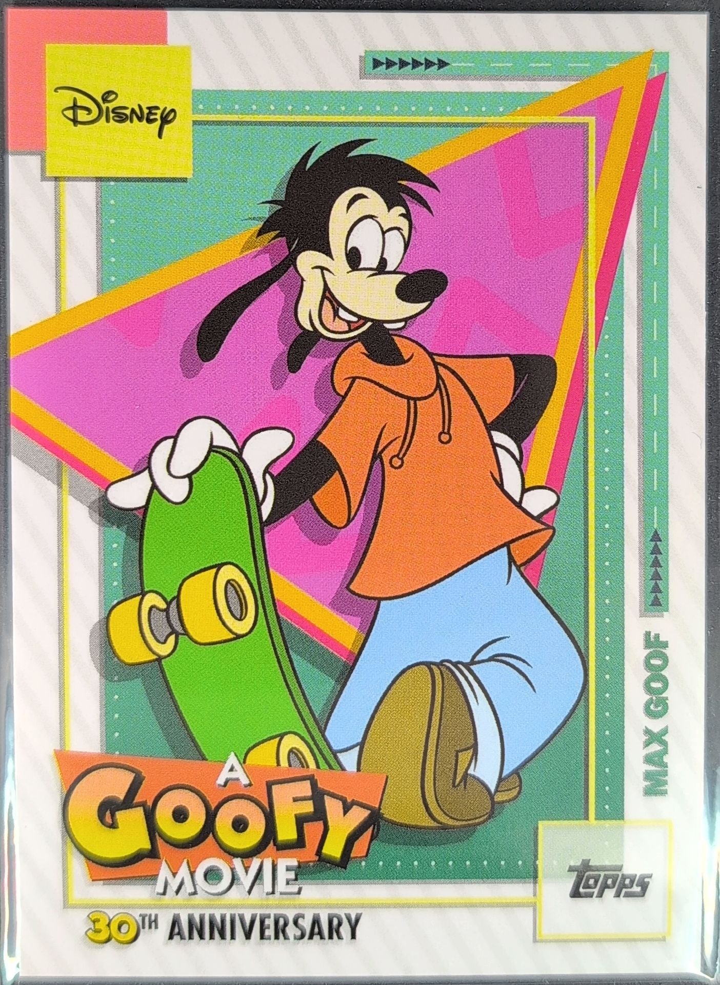 2026 Topps Disney Neon Max Goof #AGM-5 A Goofy Movie front