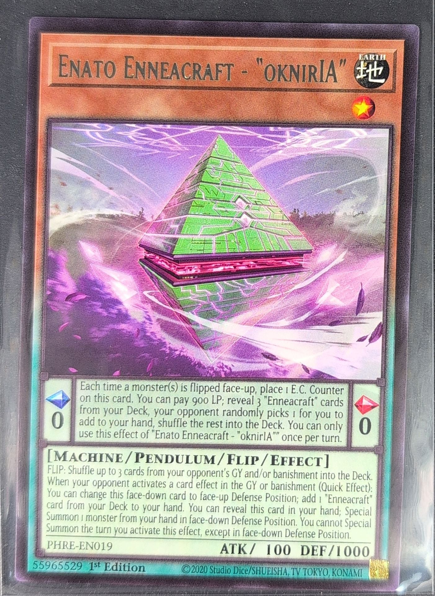 Phantom Revenge Enato Enneacraft #PHRE-EN019 Rare front