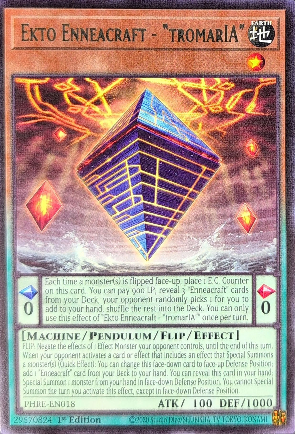 Phantom Revenge Ekto Enneacraft #PHRE-EN018 Rare front