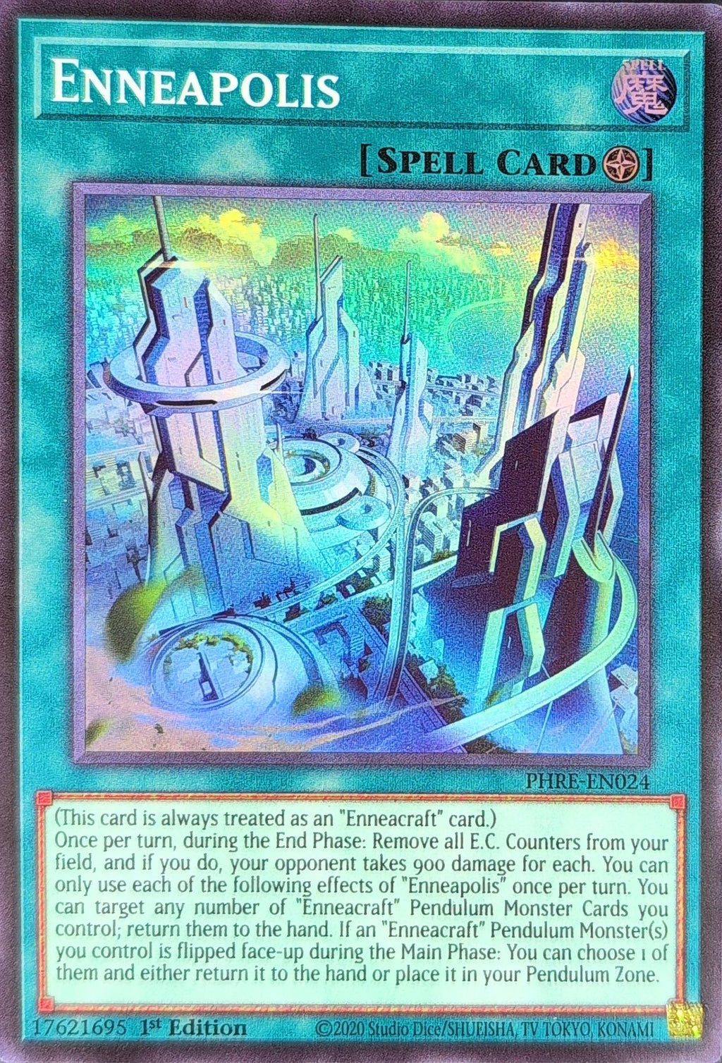 Phantom Revenge Enneapolis #PHRE-EN024 Super Rare front