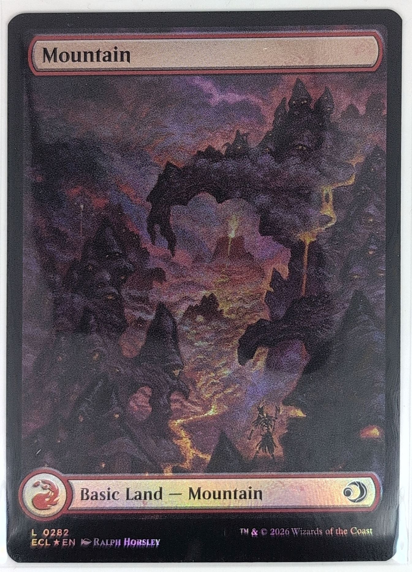 Lorwyn Eclipsed Mountain (0282) #282 Land front