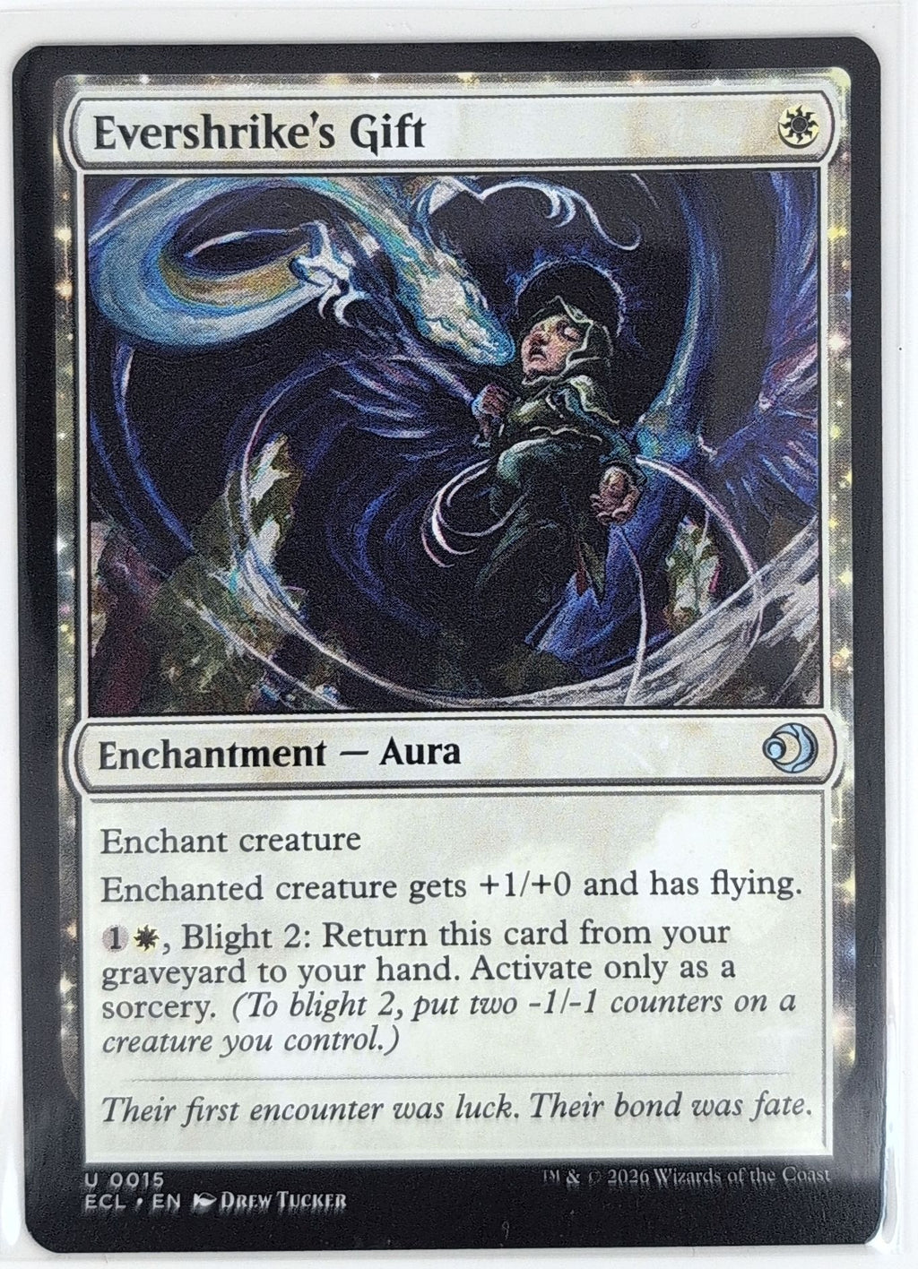 Lorwyn Eclipsed Evershrike's Gift #15 Uncommon front