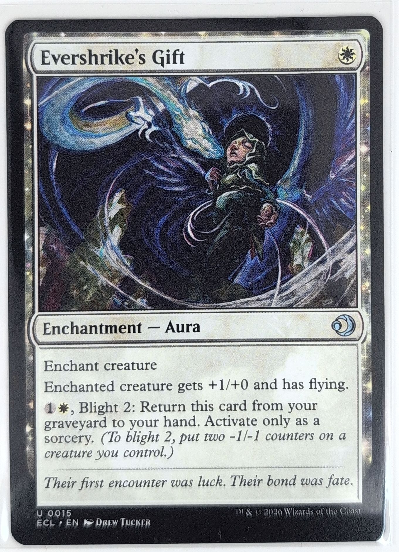 Lorwyn Eclipsed Evershrike's Gift #15 Uncommon front