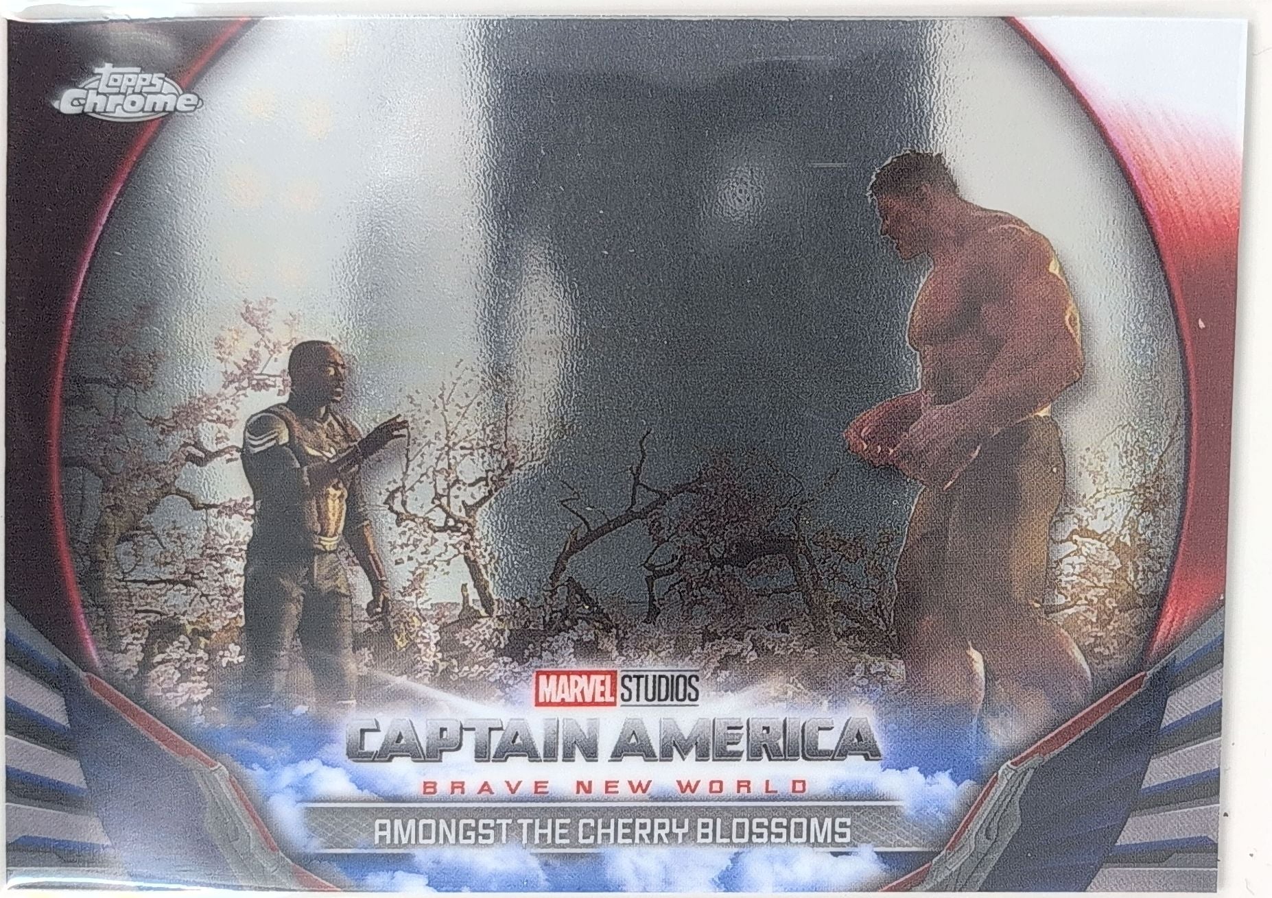 2025 Topps Chrome Marvel Studios Amongst the Cherry Blossoms #BNW-25 Captain America: Brave New World front