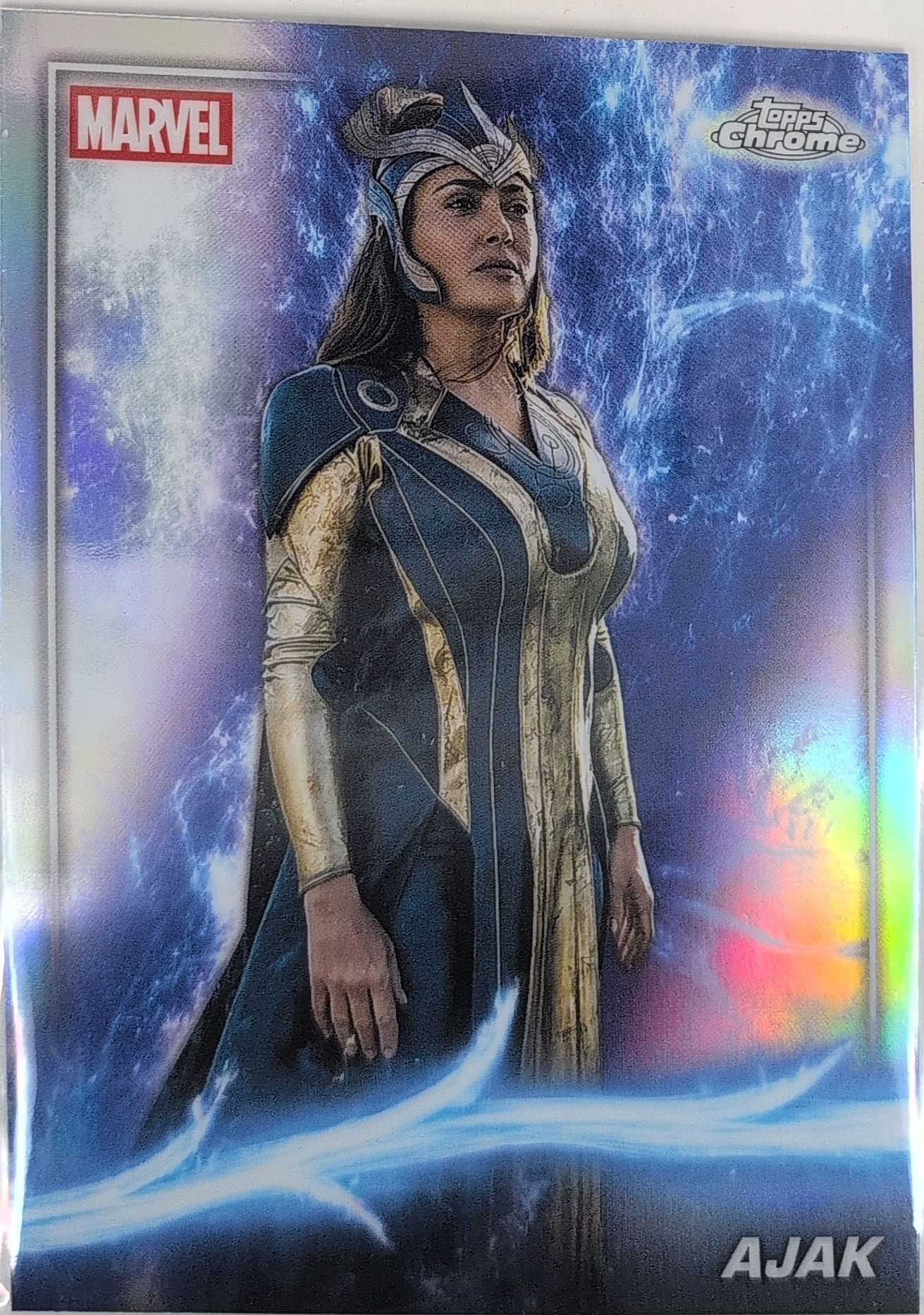 2025 Topps Chrome Marvel Studios Ajak #119 Rainbow Refractor front