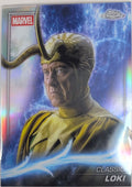 2025 Topps Chrome Marvel Studios Classic Loki #105 Rainbow Refractor front