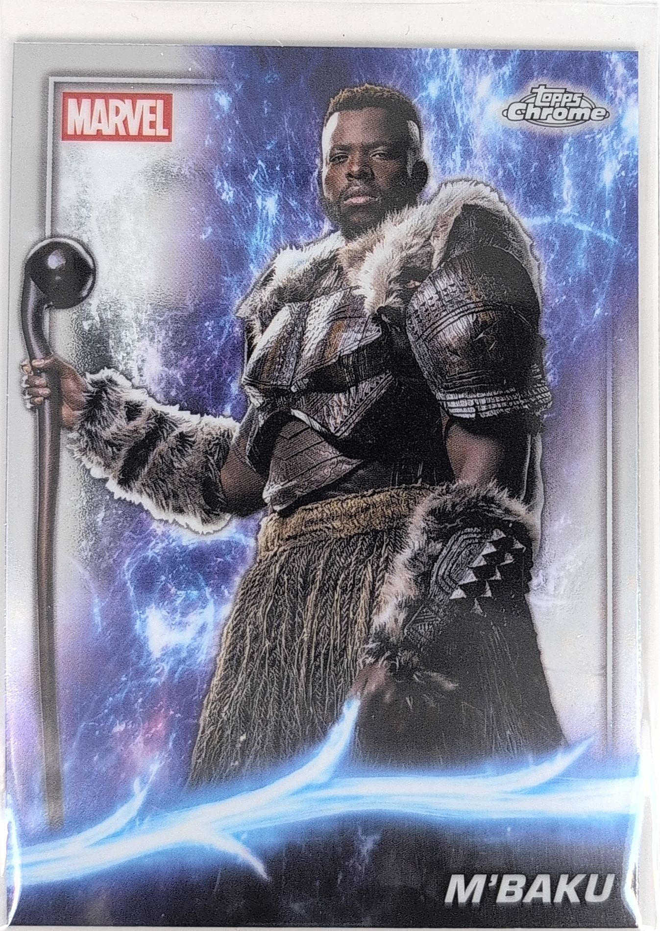 2025 Topps Chrome Marvel Studios M’Baku #83 front
